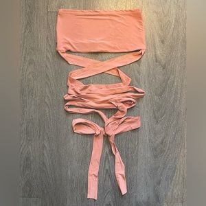 Strappy Bandeau Tube Top